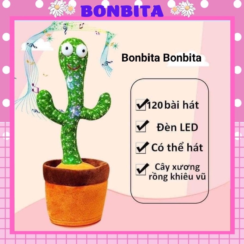 Cây sương rồng nhảy múa phát ra âm thanh vui nhộn cho bé
