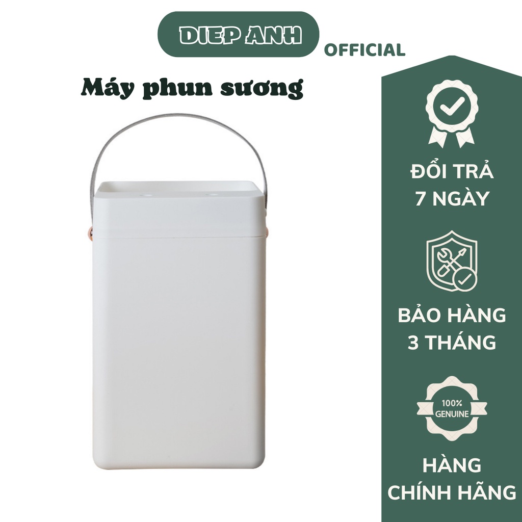 Máy phun sương T16 dung tích 3L tạo ẩm không khí xông tinh dầu dùng trong văn phòng, phòng ngủ có quai xách cổng sạc USB