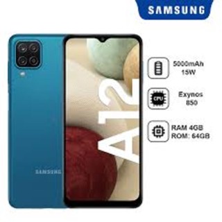 điện thoại Chính Hãng Samsung Galaxy A12 máy 2sim Ram 6G/128G, màn 6.5inch, Camera siêu nét, cân game mượt - GS1