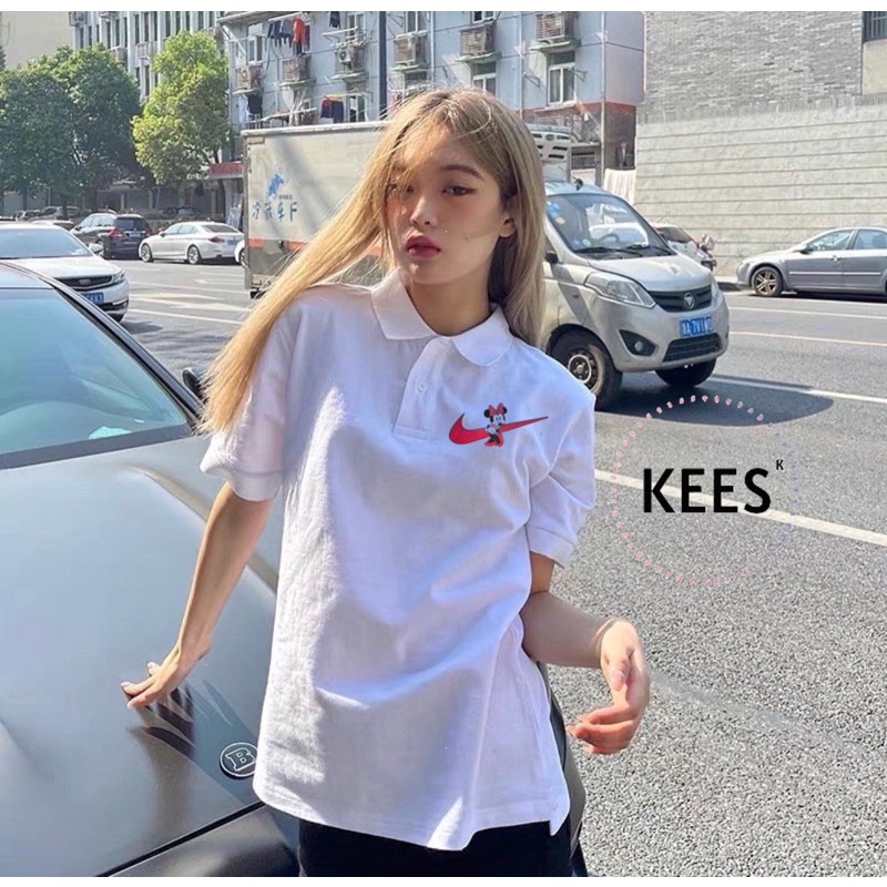 Áo Polo Nike Basic Cổ Bẻ Nam Nữ Chất Vải Cotton Da Cá Sấu Full Cao Cấp