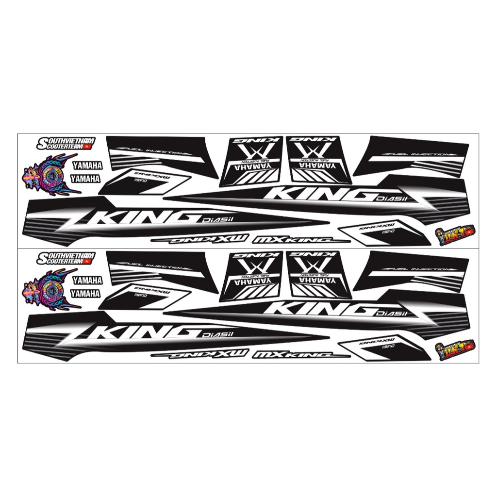 Tem mxking DKT dán xe sirius