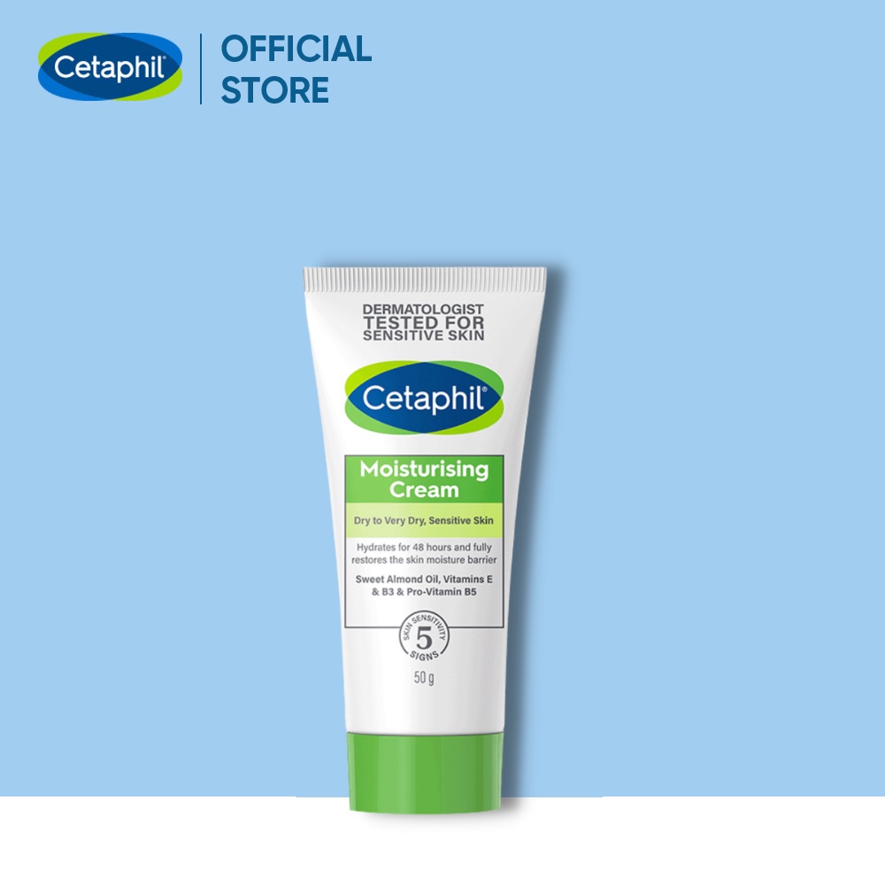 Kem dưỡng ẩm dịu lành cho da nhạy cảm CETAPHIL MOISTURISING CREAM 50G