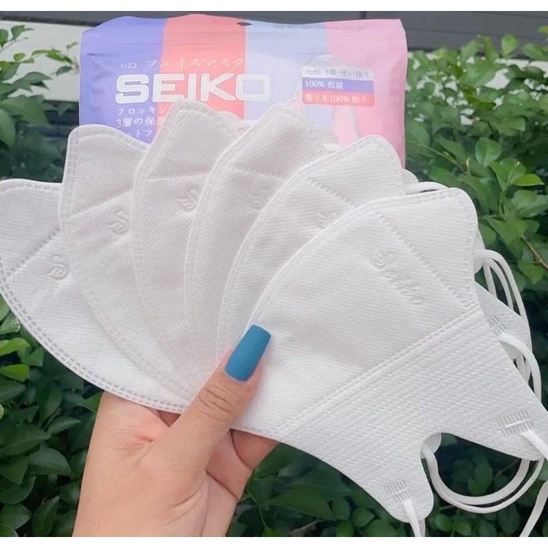Hot Trend 2023 - Thùng 100 chiếc khẩu trang 5D SEIKO Nhật Bản