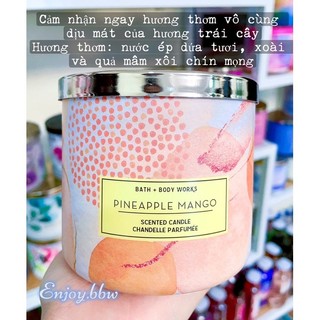 Nến thơm 3 bấc Bath &Body Works