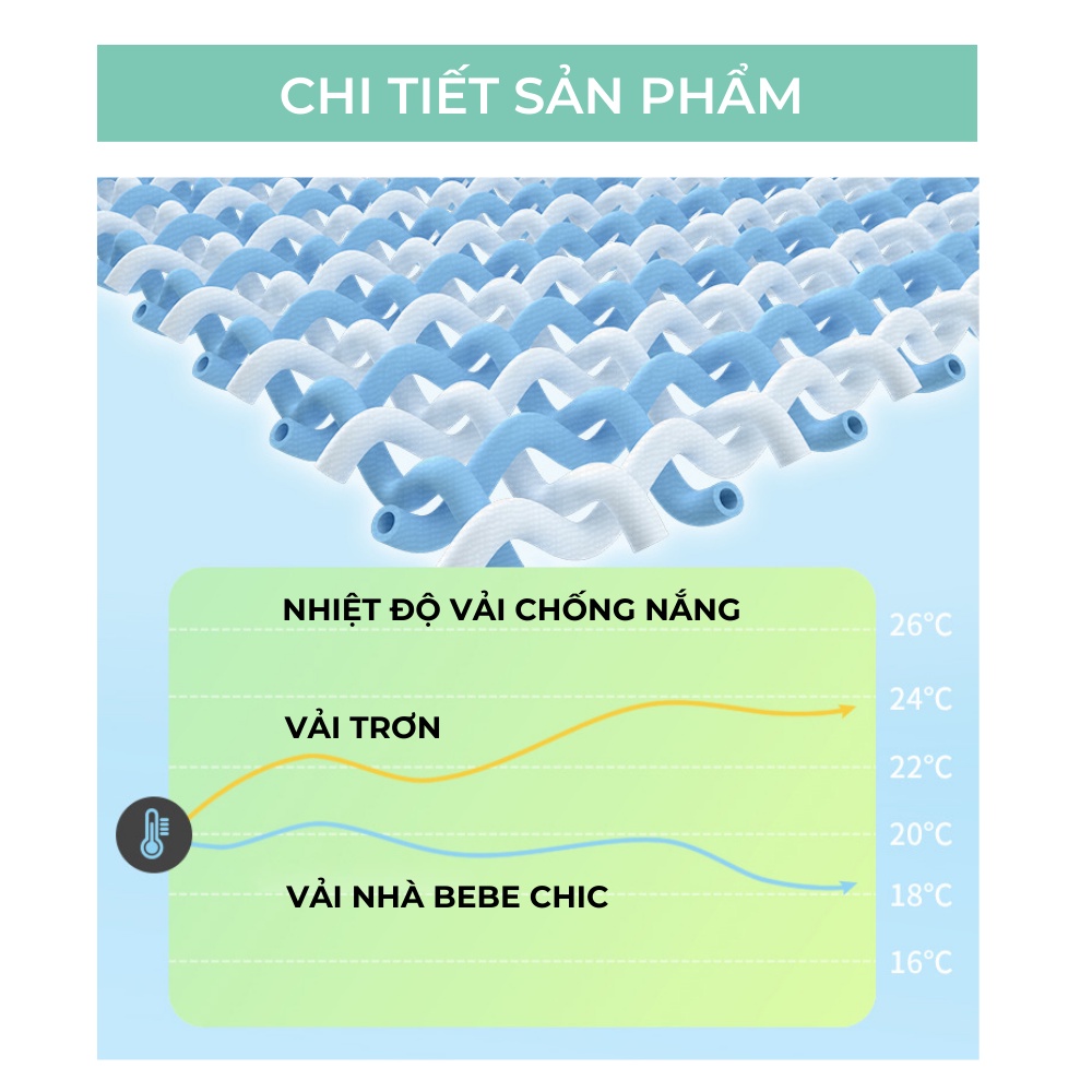 Bao Tay Chống Nắng, Tia Cực Tím BEBECHIC