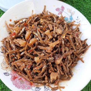 Cá Cơm Khô Rim Tóp Mỡ 250g Vị Cay Mặn Đậm Đà – Hao Cơm