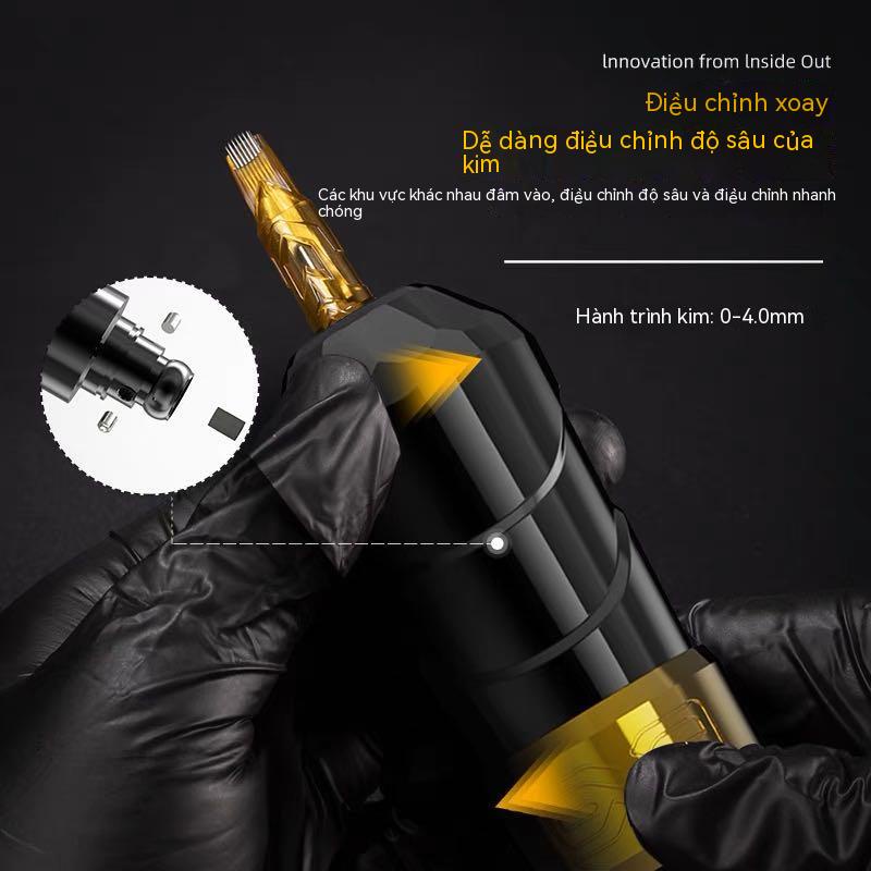 Máy xăm hình AMBITION tối đa 2 pin lithium không lõi màn hình LED cho họa sĩ xăm hình vĩnh viễn