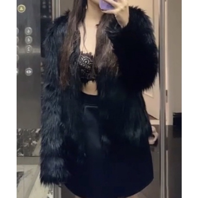 Áo khoác lông thú dài cho nữ cao cấp sang chảnh