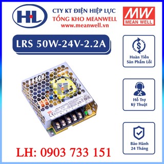 Nguồn Tổ Ong 24V, Meanwell LRS-50-24 (50W/24V/2A), Nguồn Led, Nguồn Camera