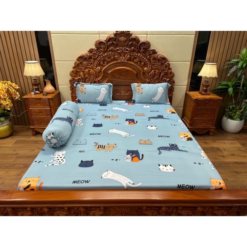 BỘ DRAP GA THUN DÀNH CHO BÉ