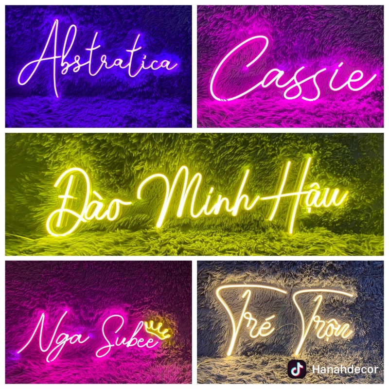Led Neon theo KÍ TỰ