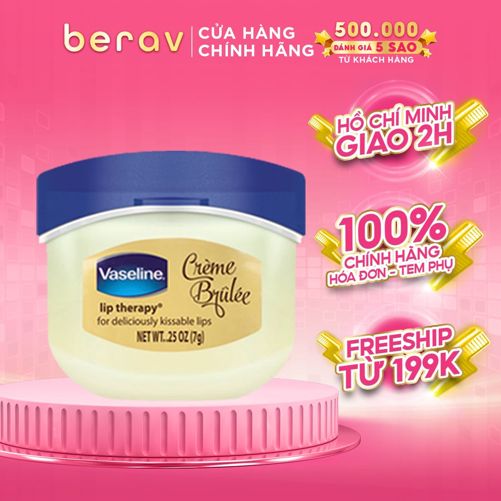 Sáp dưỡng môi Vaseline Lip Therapy Creme Brulee 7g