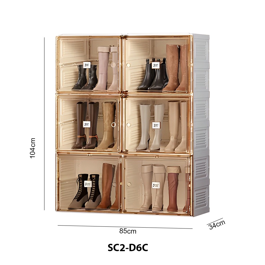 Tủ ĐựngTúi xách, Kệ Để Đồ Đa Năng Antbox 6 Ngăn  SC2D6C
