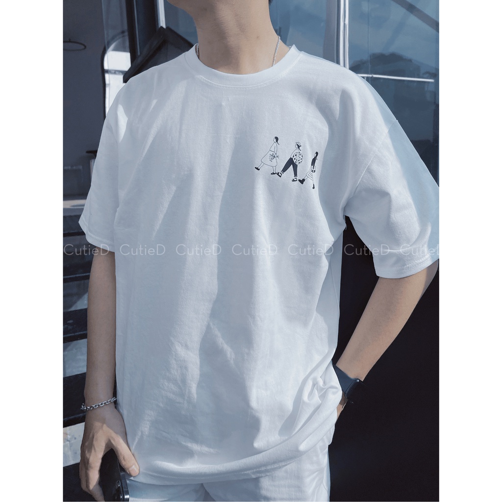 (UNISEX) Áo thun in Walking team 🏃‍♂️🏃🏃‍♀️