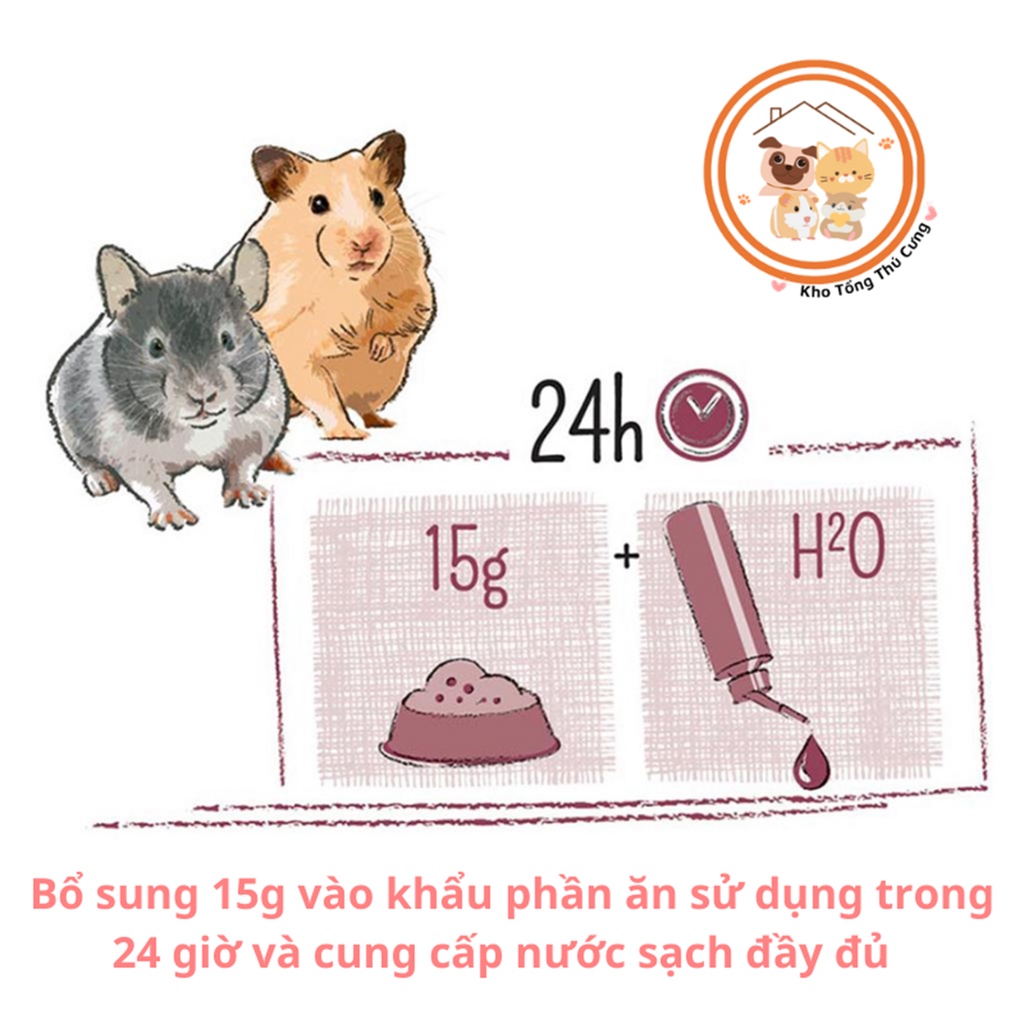 Thức ăn Puur cho chuột hamster mini, hamter bear,rat vỗ béo, nhiều thành phần dinh dưỡng,thơm ngon,hỗ trợ sức khỏe 400gr