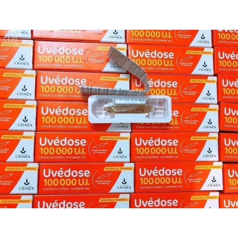 Vitamin D liều cao Uvedose 100000 UI
