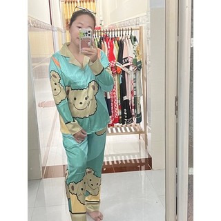 Đồ bộ pijama lụa TK 2CE tay dài