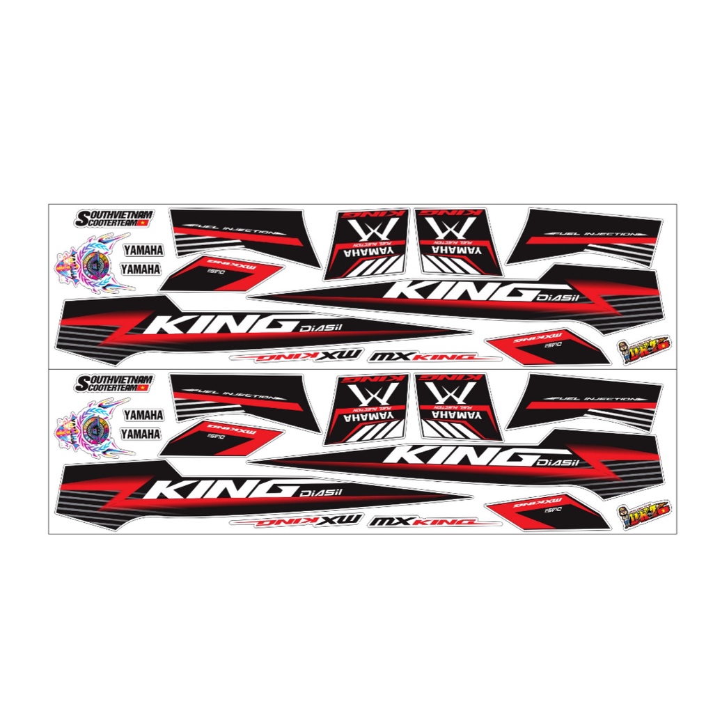 Tem mxking DKT dán xe sirius