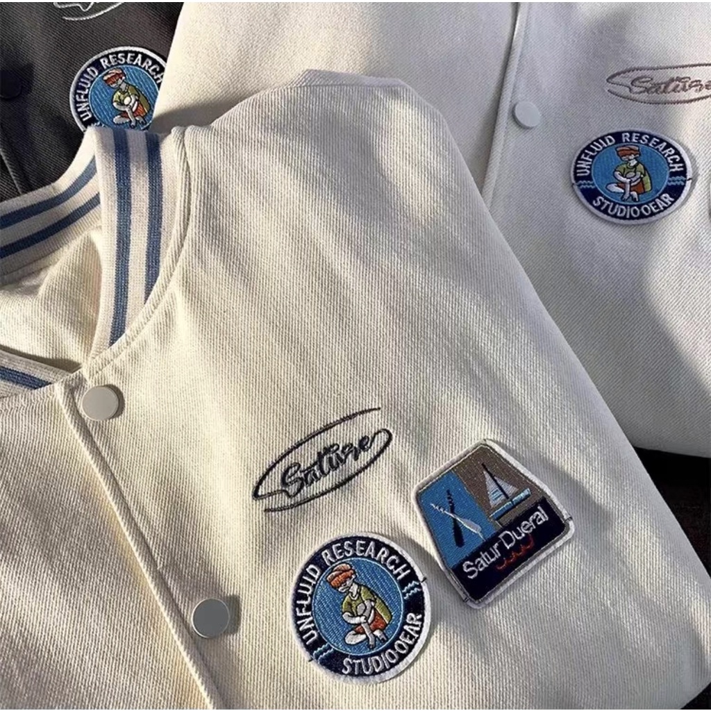 Áo khoác Nam kaki gắn Logo STYLE HÀN cao cấp Thời Trang Thu Đông Cho Nam Và Nữ HAZEE