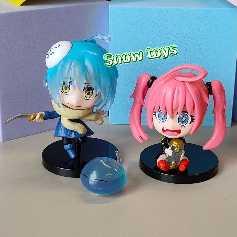 Mô hình Chuyển sinh thành Slime - Rimuru Tempest Shion Benimaru Milim Nava Souei Shuna - Cao 6~7cm - Anime Manga Slime