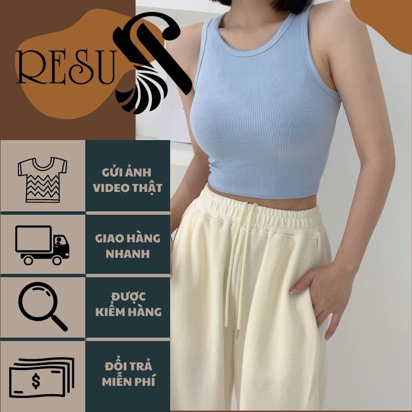 Áo Croptop Ba Lỗ Ngược Ôm Body Chất Thun Gân Siêu Dày Crt kiểu đơn giản bassic , áo thun ba lỗ ôm dáng croptop | BigBuy360 - bigbuy360.vn