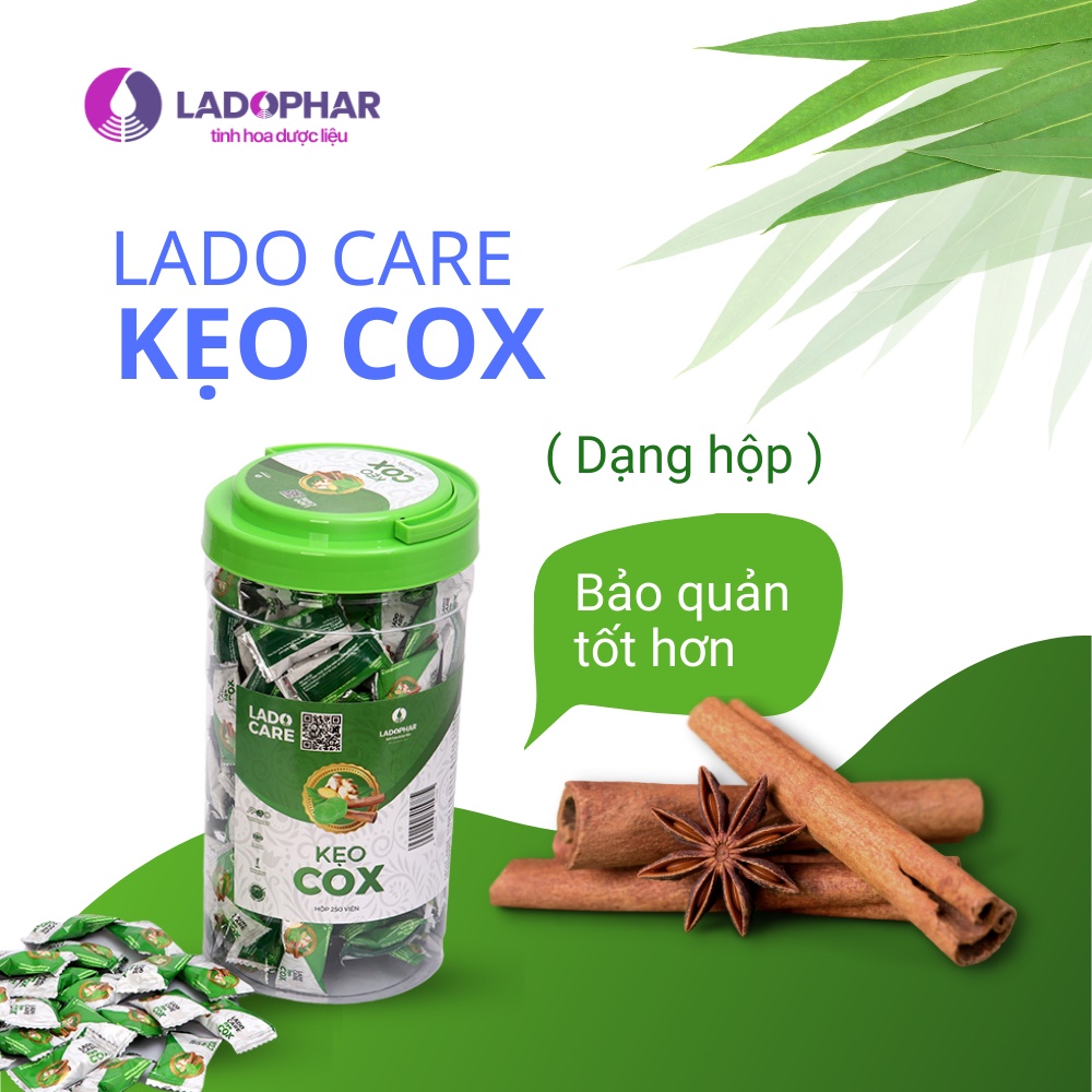 Lado Care Kẹo Cox Ladophar Hộp 250 Viên