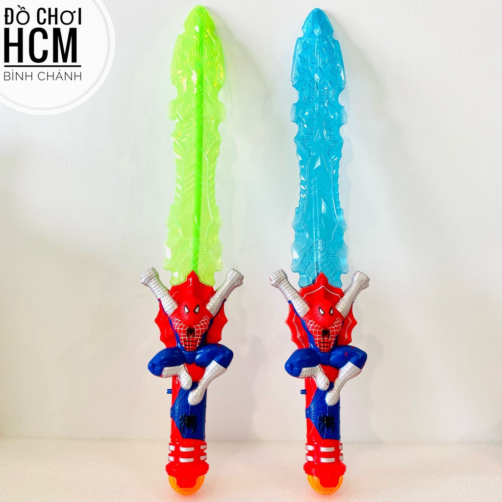 Đồ chơi trẻ em thanh kiếm người nhện cho bé thích siêu anh hùng marvel spiderman lazer