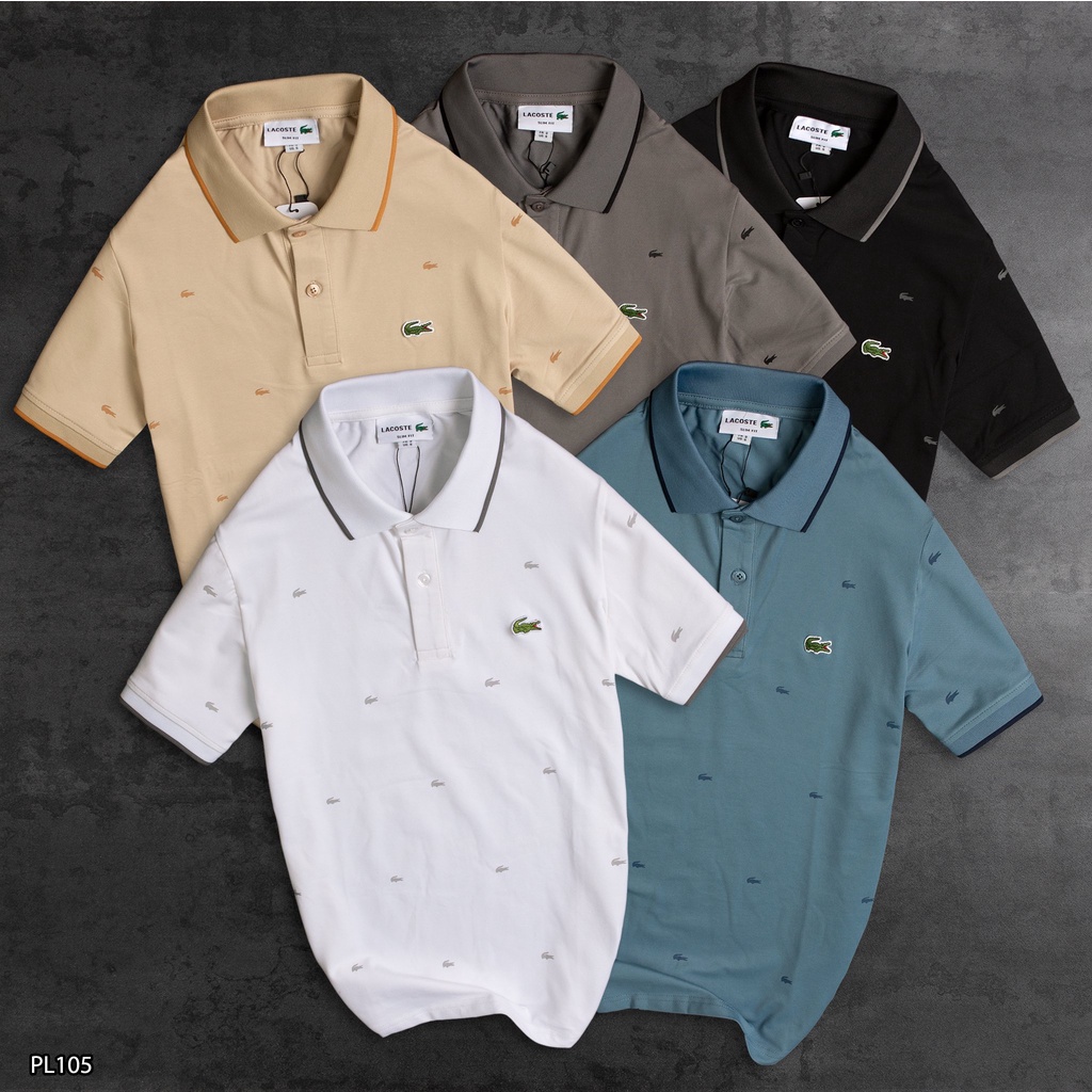 Áo Polo nam cá sấu cotton 100% PL105 - thời trang nam VNXK
