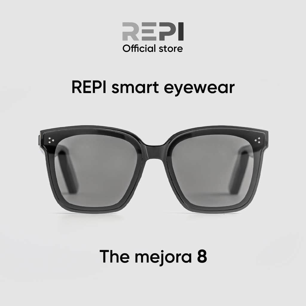 Kính Nghe Nhạc Repi Smart Eyewear -The mejora 08- Tích Hợp Loa Bluetooth - Nghe Nhạc - Nhận Cuộc Gọi - Nhiều Kiểu Dáng
