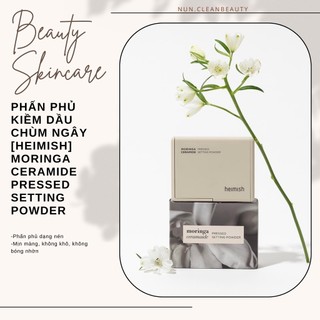 Phấn phủ kiềm dầu Chùm ngây Moringa Ceramide Pressed Setting Powder