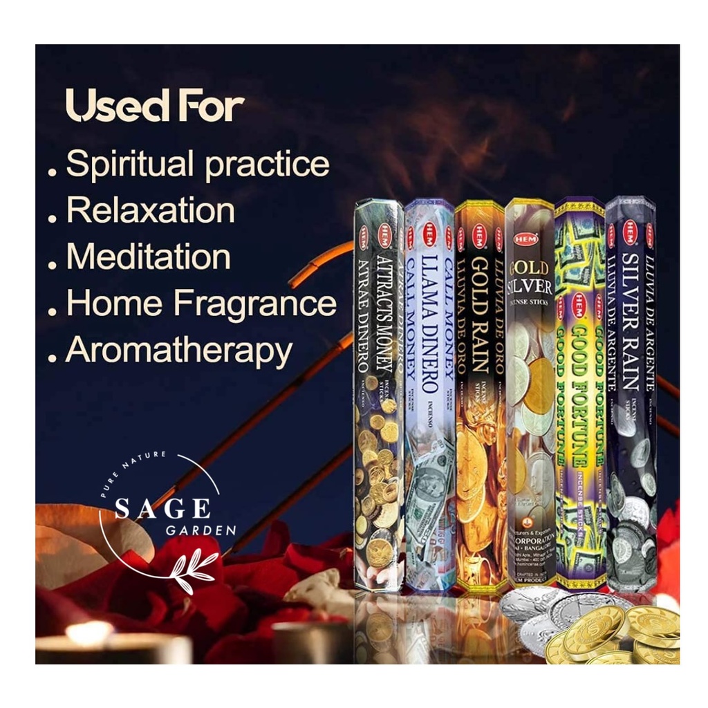Nhang HEM Kinh Doanh_Thu Hút Tài Lộc, May Mắn, Cơ Hội_SAGE GARDEN