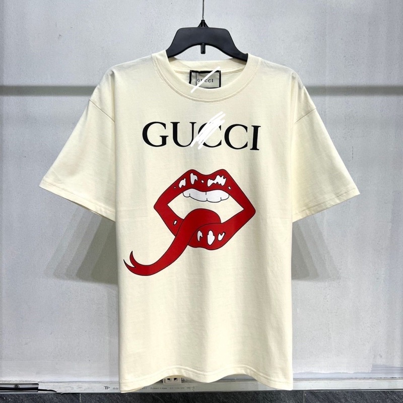 Áo Thun GuCi Nhiều Mẫu Thun 100% Cotton 2c Form Unisex - Hàng Dày Dặn Full Tem Tag Túi