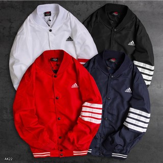 Áo khoác nam adidas vải gió 2 lớp ak22 - áo khoác nam vnxk