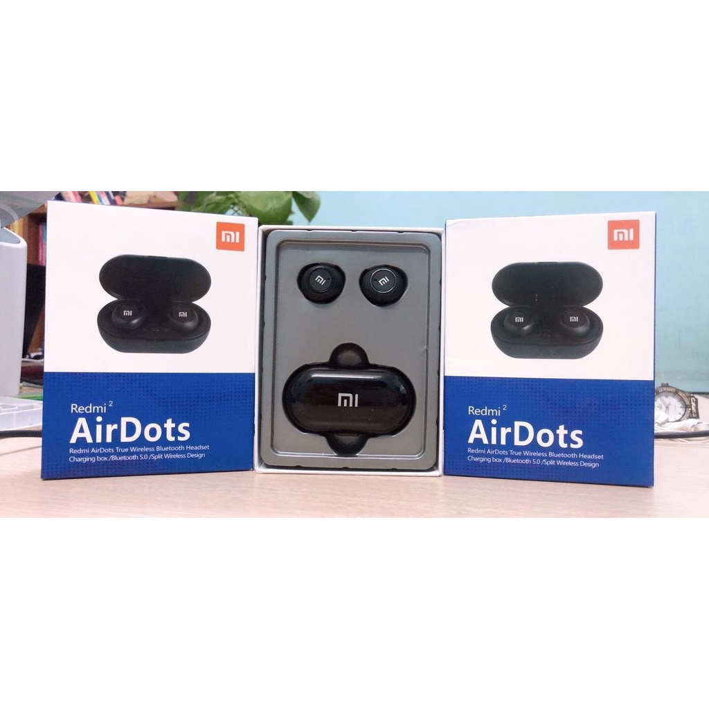 Tai nghe Redmi2 TWS Pin Cực Trâu ÂM Bass Mạnh Nghe Nhạc Siêu Thích- bh 1 tháng