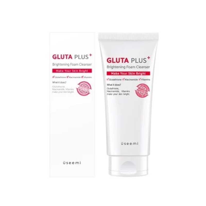 Sữa Rửa Mặt USEEMI Gluta Plus+ Tạo Bọt Làm Trắng Da Dung Tích 150ml (Hoàn tiền nếu ko chính hãng)