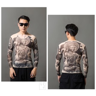 Áo Thun Hình Săm - Áo Tattoo Giả Săm Co Giãn