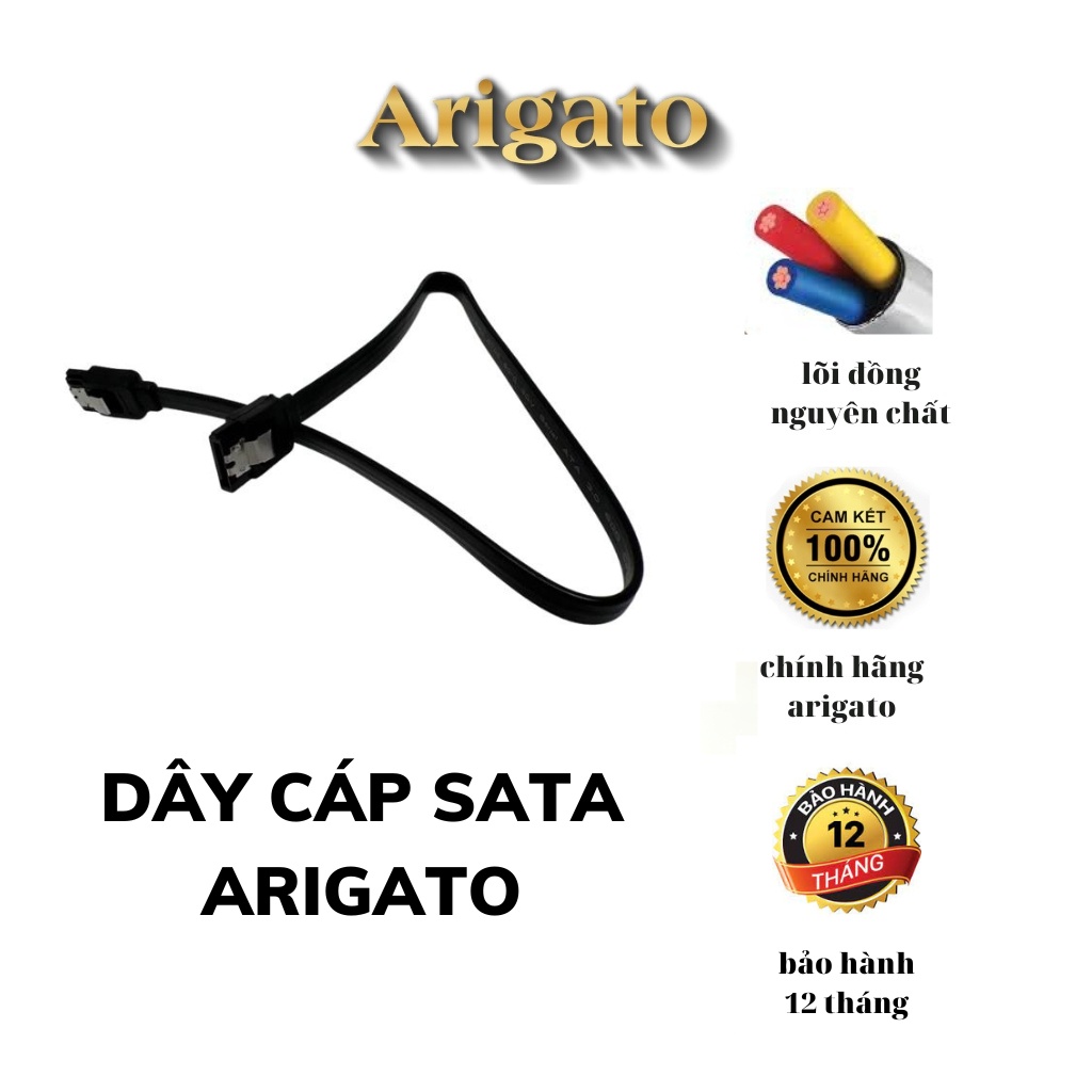 Dây Cáp tín hiệu SATA 3-6G/S Dây Sata 3, Sata III 6 Gbps gắn cho SSD, HDD hàng xịn new 100% | BigBuy360 - bigbuy360.vn