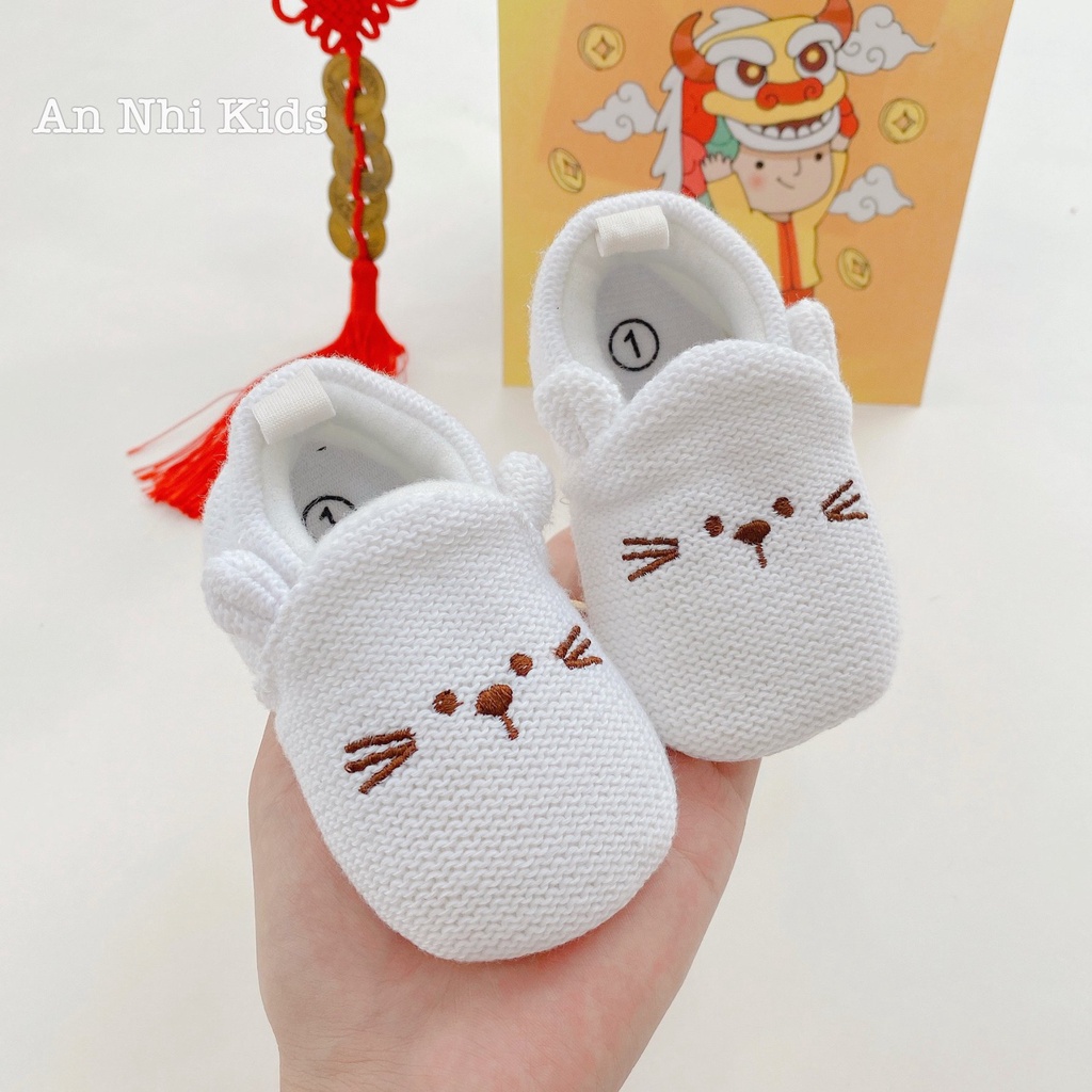 Giày cho bé sơ sinh chuột kute từ 0 - 9thang tuổi