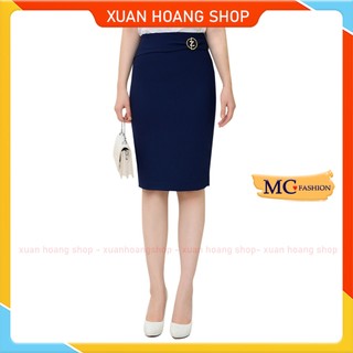Chân Váy Công Sở Đẹp Lưng Cao Mc Fashion, Dài Ngắn Đủ Size, Dáng Bút Chì, Đen, Xanh Tím Than,  Vải Co Giãn Nhẹ Cv0572