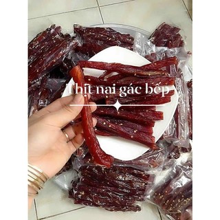 1 KG Thịt Nai Gác Bếp 500gr[Tặng Kèm Chẩm Chéo Chấm Siêu Ngon]