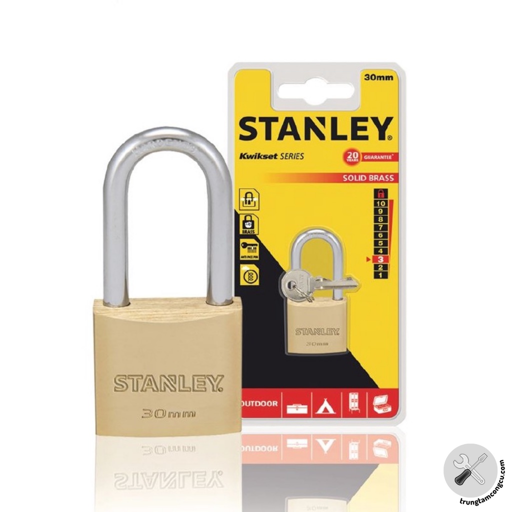 Ổ Khoá VALI Stanley S742 Khóa càng dài Bảo hành 12 tháng