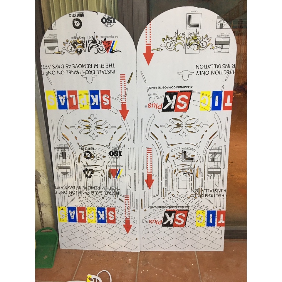 BỘ CÔNG, BỘ CỬA SỔ  trang trí đám cưới 0.6x1.6m