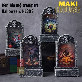 Halloween Đèn trang trí bia mộ bữa tiệc Halloween