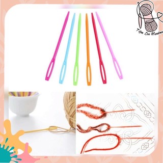 Kim nhựa khâu len set 2 cái