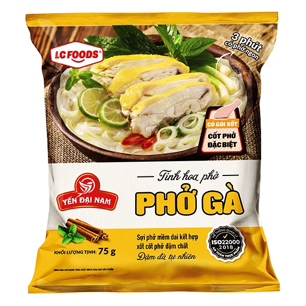 Phở Gà LC Foods Yến Đại Nam Gói 75G