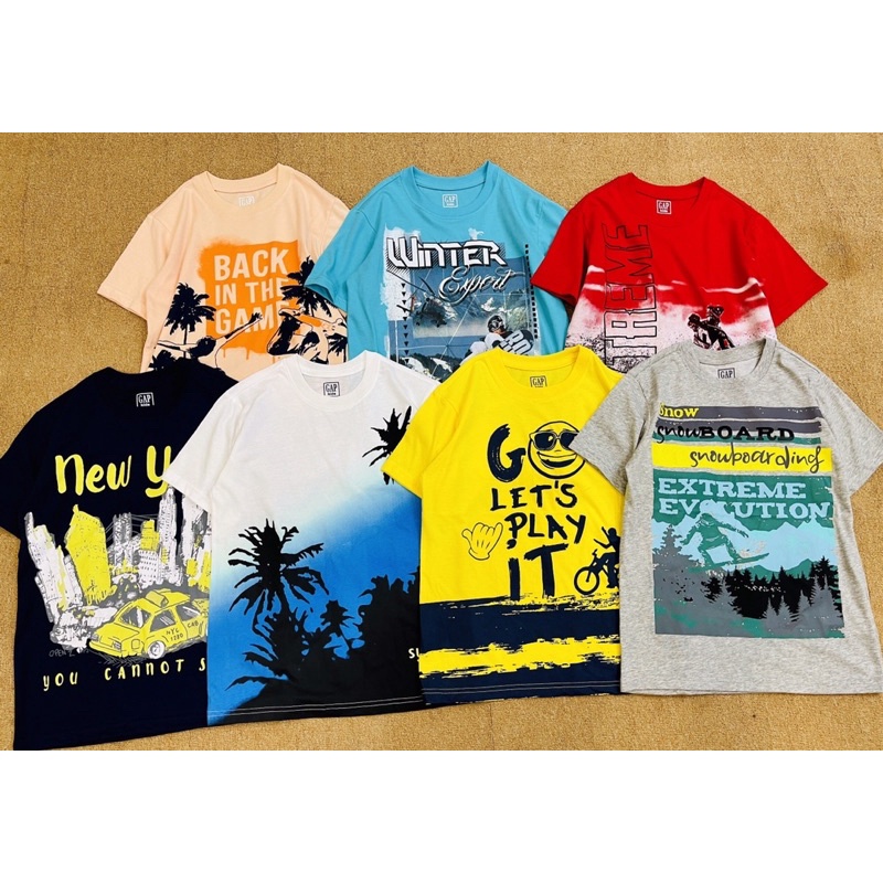 Áo cộc tay bé trai 25-60kg