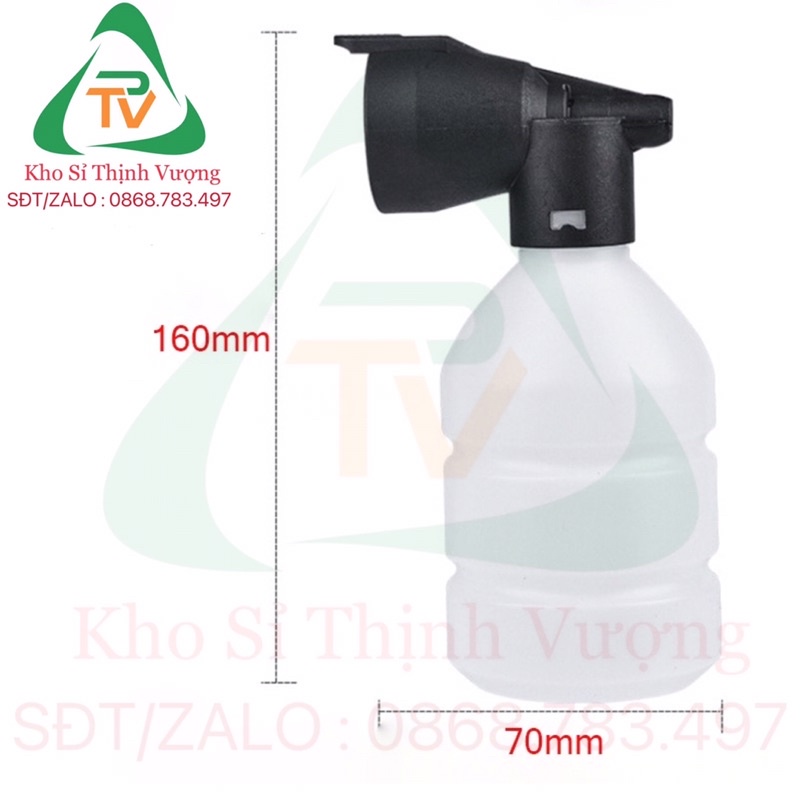 Bộ súng xịt rửa xe và bình phun bọt tuyết