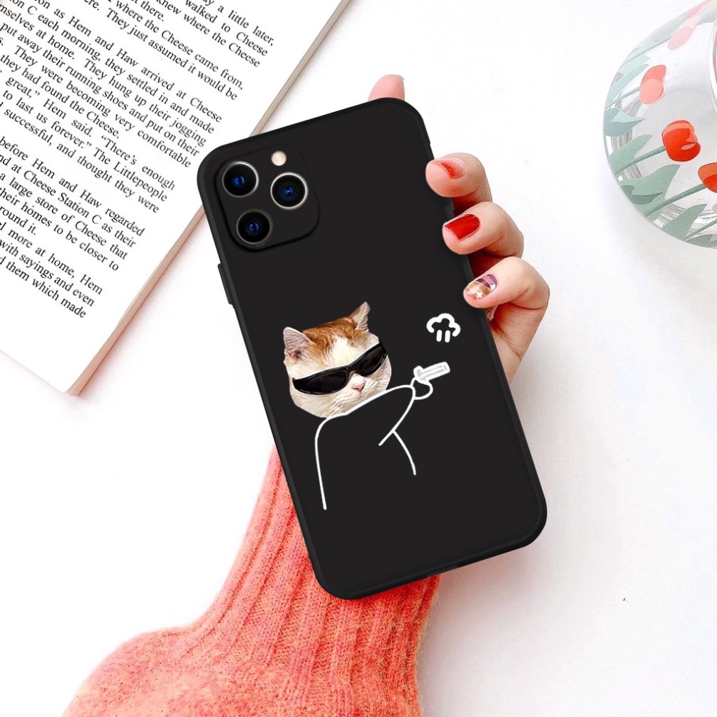 Ốp lưng iPhone đôi hình dễ thương Couple Cat Kute Ốp Lưng Hình Mèo iPhone 6 6s 7plus 8 x xsmax 11 12 13 14 pro 14 plus C