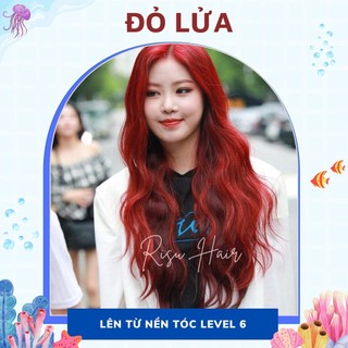 Thuốc Nhuộm Tóc Màu Đỏ Lửa, Không Tẩy - Risu Hair.