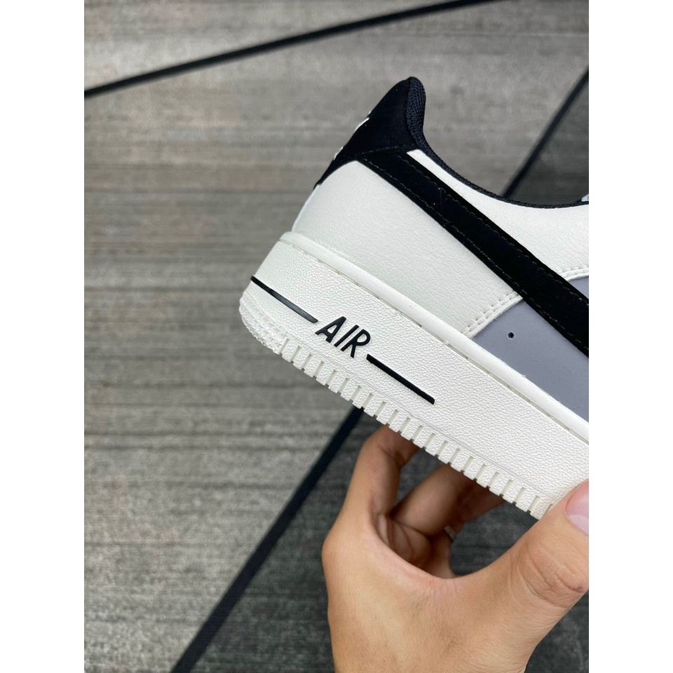 Giày _AF1 Mũi Đen Nam Nữ, giày Air Force 1 Low Cream Black Hót Trend Bản Cao Cấp,Hàng Đẹp Tặng Hộp Và Bill
